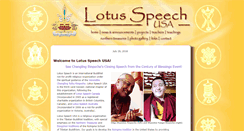 Desktop Screenshot of lotusspeechusa.com